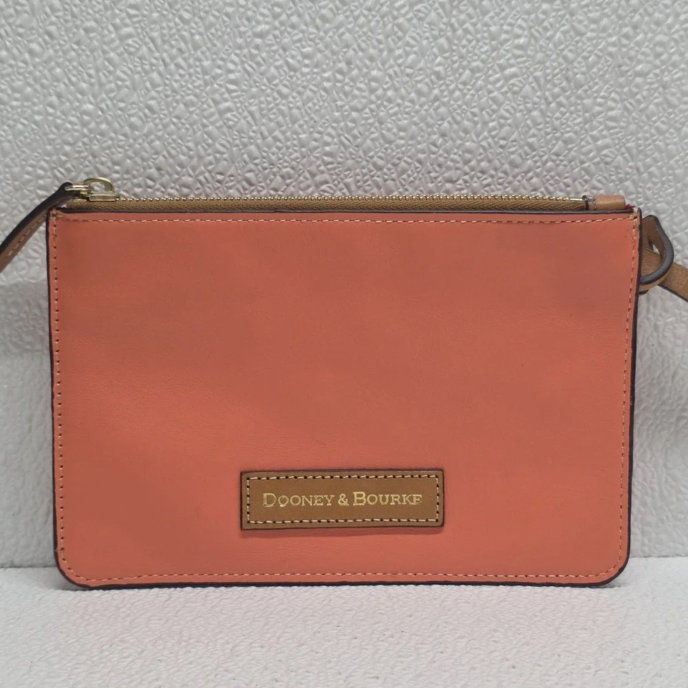 Dooney & Bourke Coral Pink Wristlet Pouch